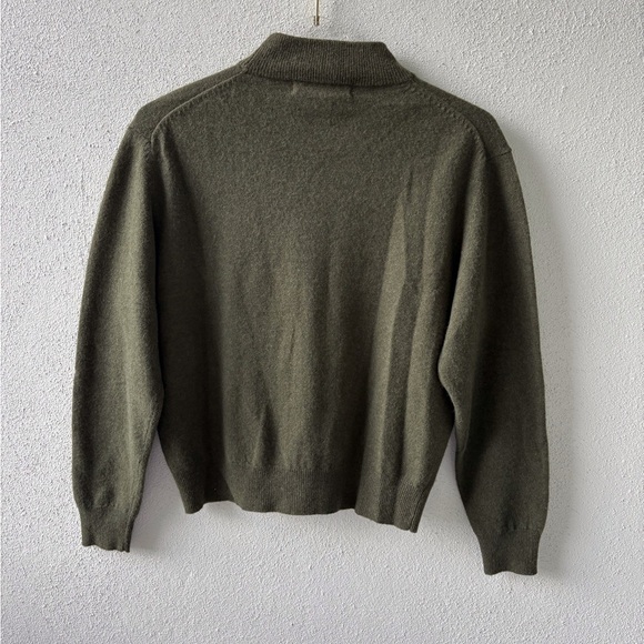 JH Collectibles Petites Olive Green Size PM Lambswool/ Angora Blend - Picture 2 of 8
